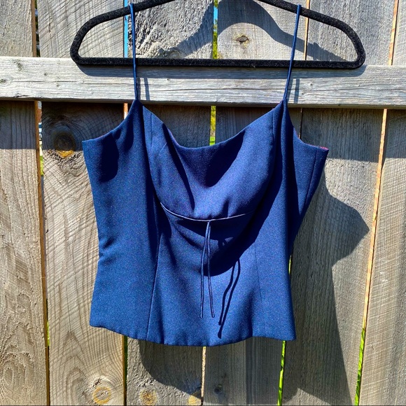 After Six Tops - Vintage After Six Crop Top